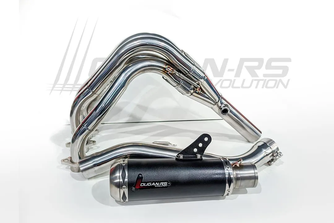 Full Stainless Steel System + GP Black Muffler view 3